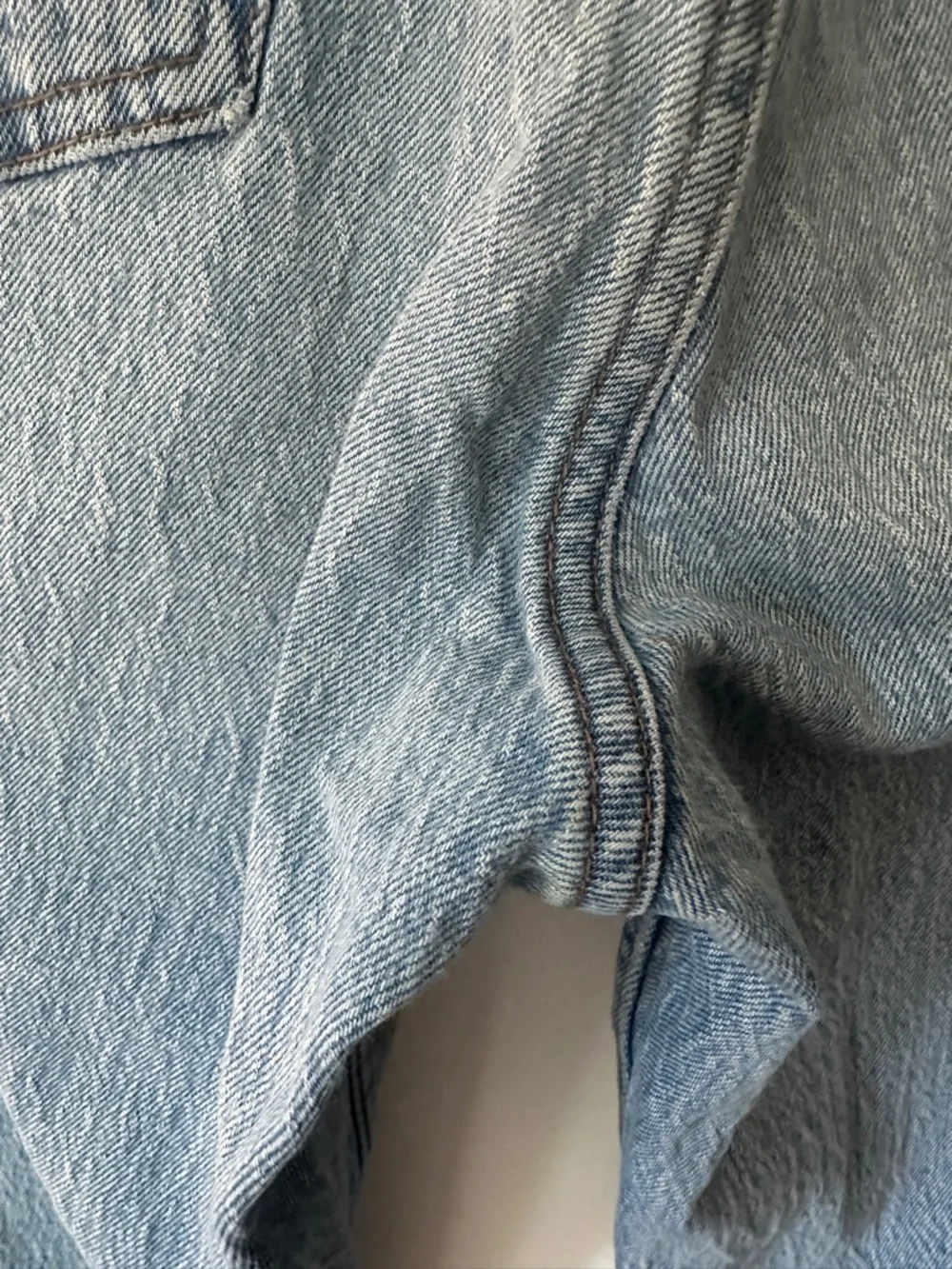 Abercrombie & Fitch 90s Light Blue Mid Rise Straight Curve Love Jeans Women’s 27 - Picture 8 of 9